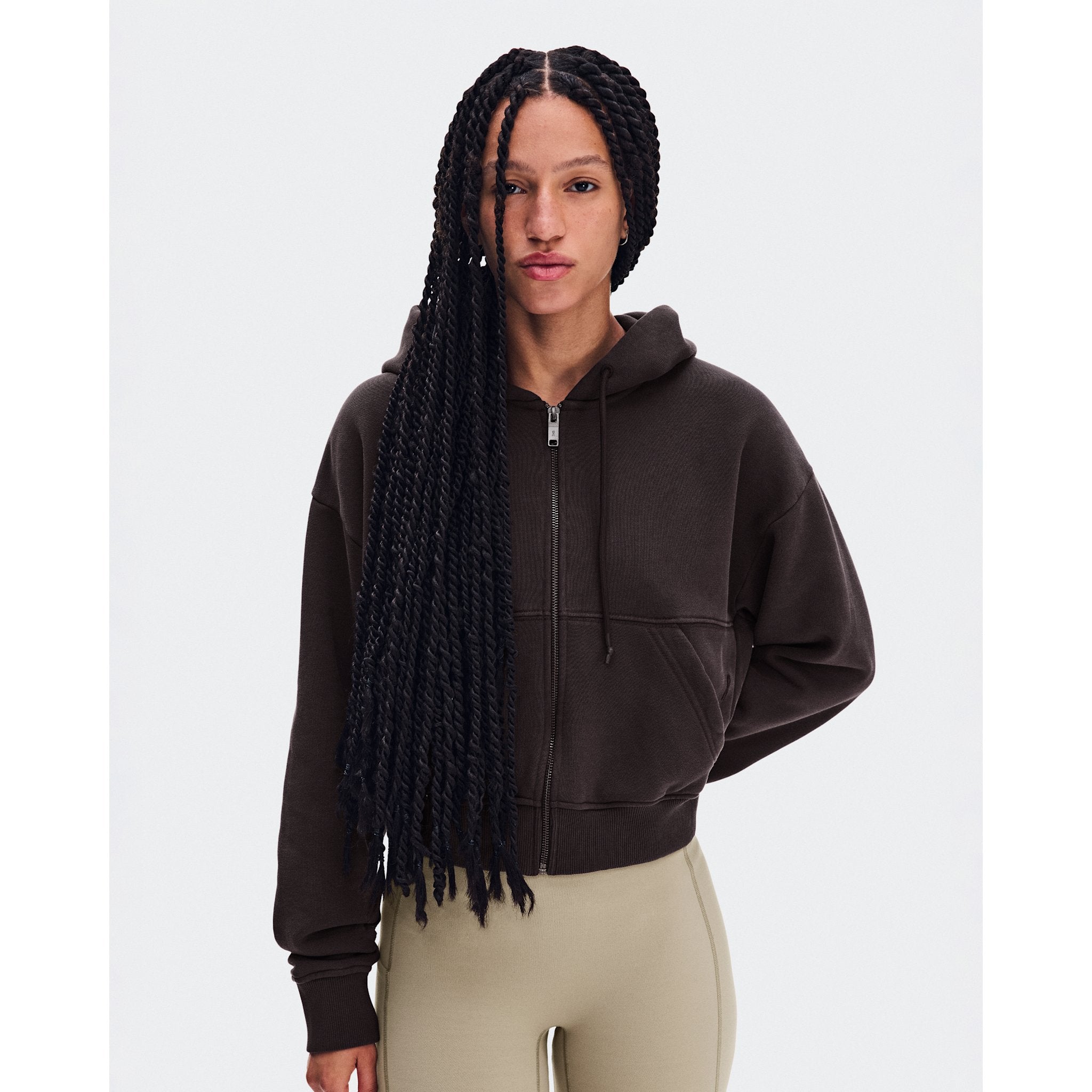 On Club Collective Full Zip Hoodie FKA Espresso