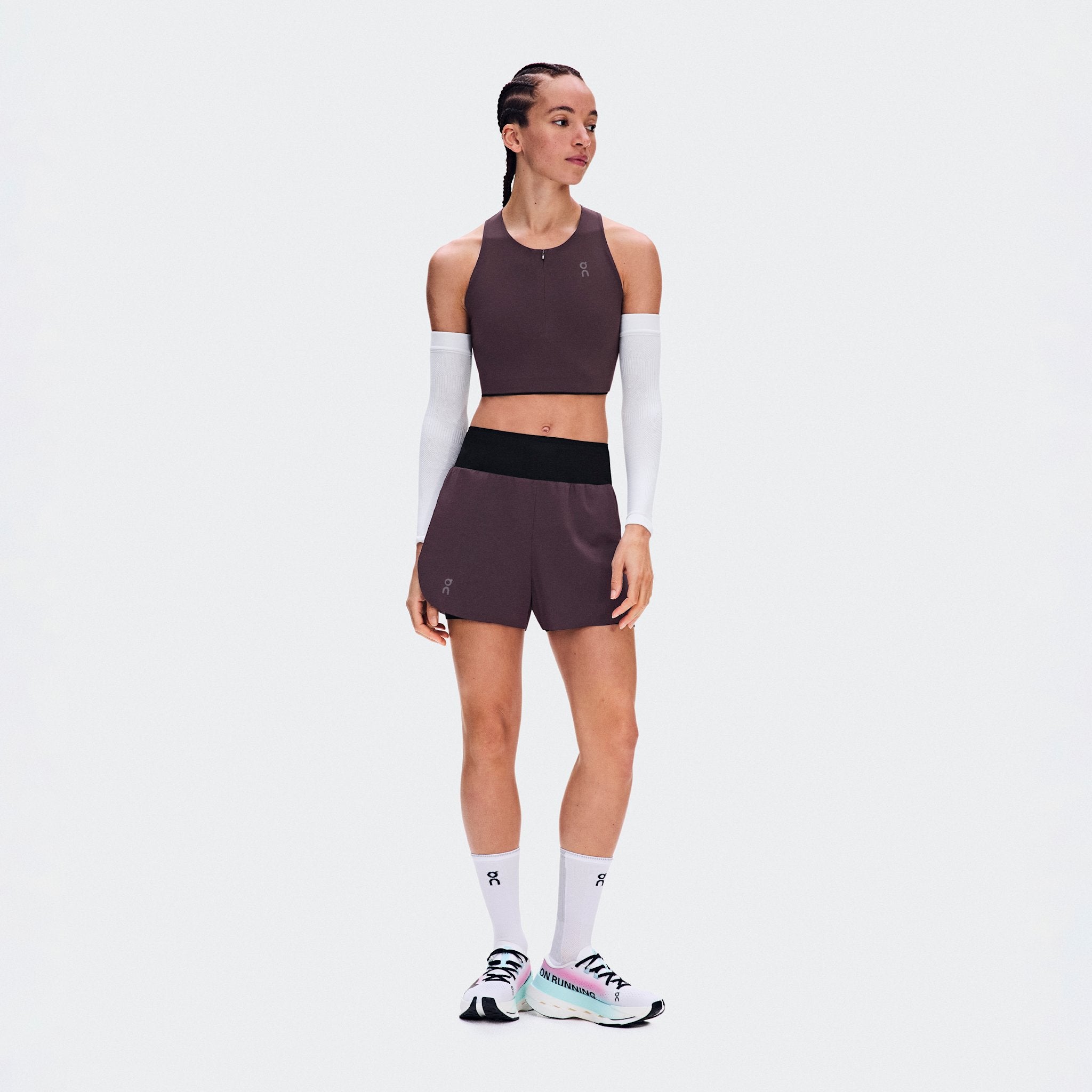 On Zero 2-in-1 Shorts Urchin | Black