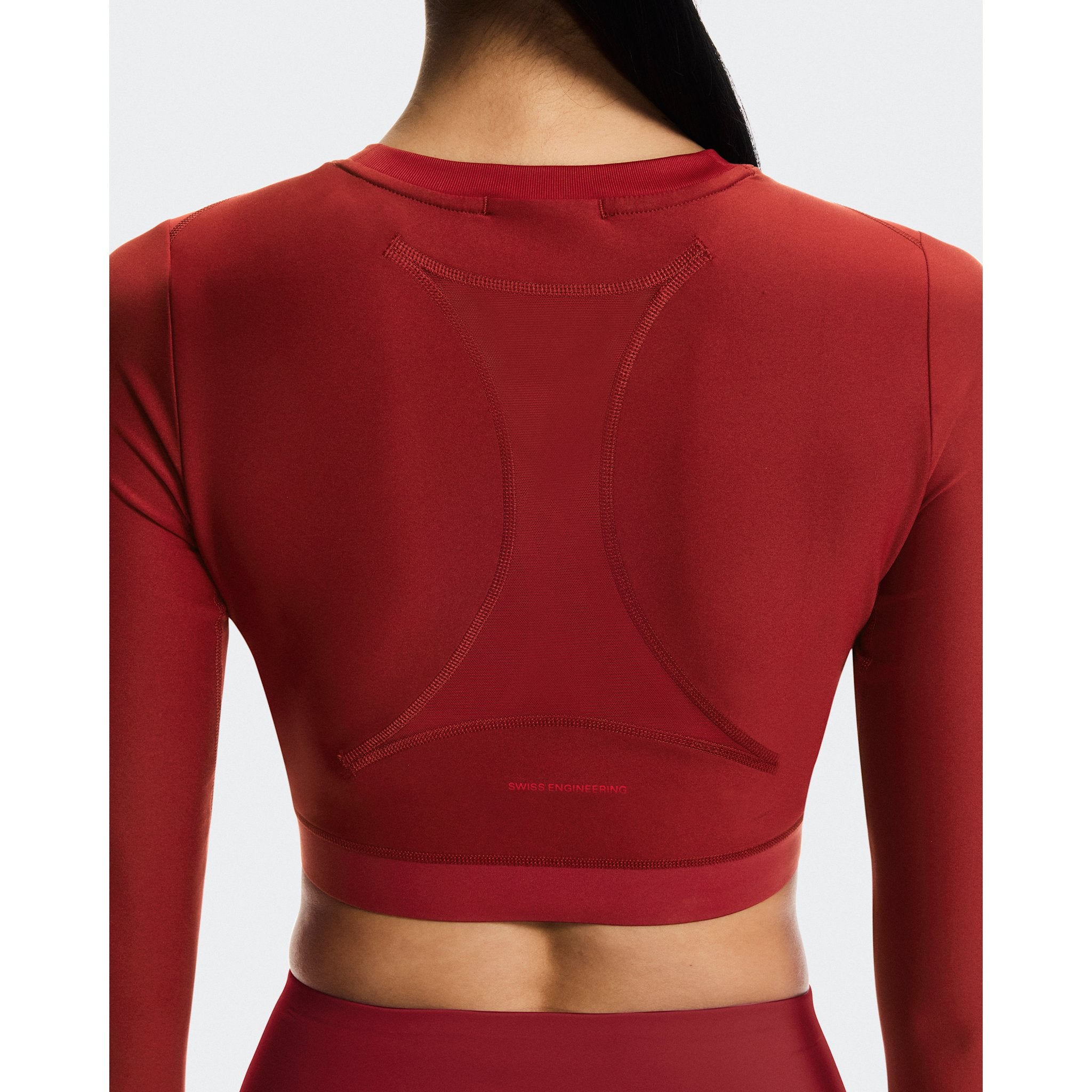 On Train Long Sleeve Crop Year of the Horse Sienna