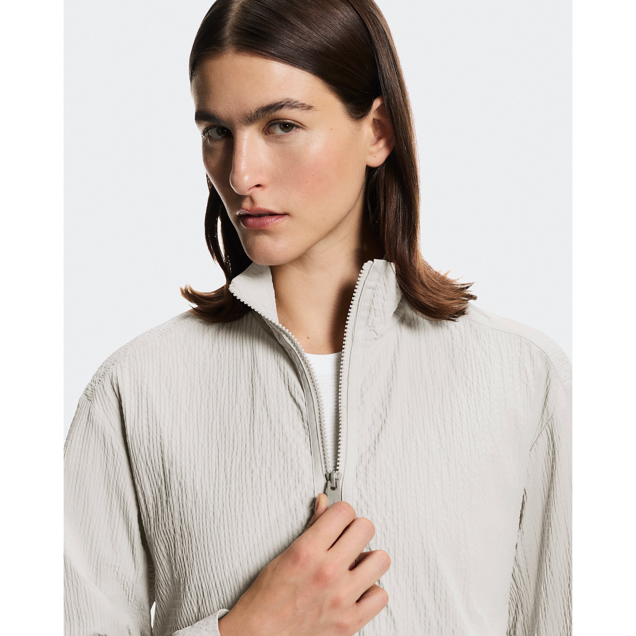 On Courtside 1/2 Zip Eaze Sand