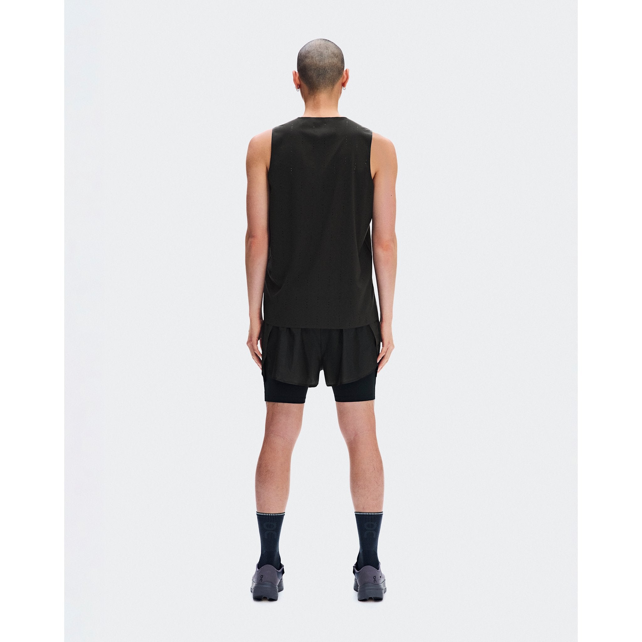 On Zero 2-in-1 Shorts PAF Molasses | Black