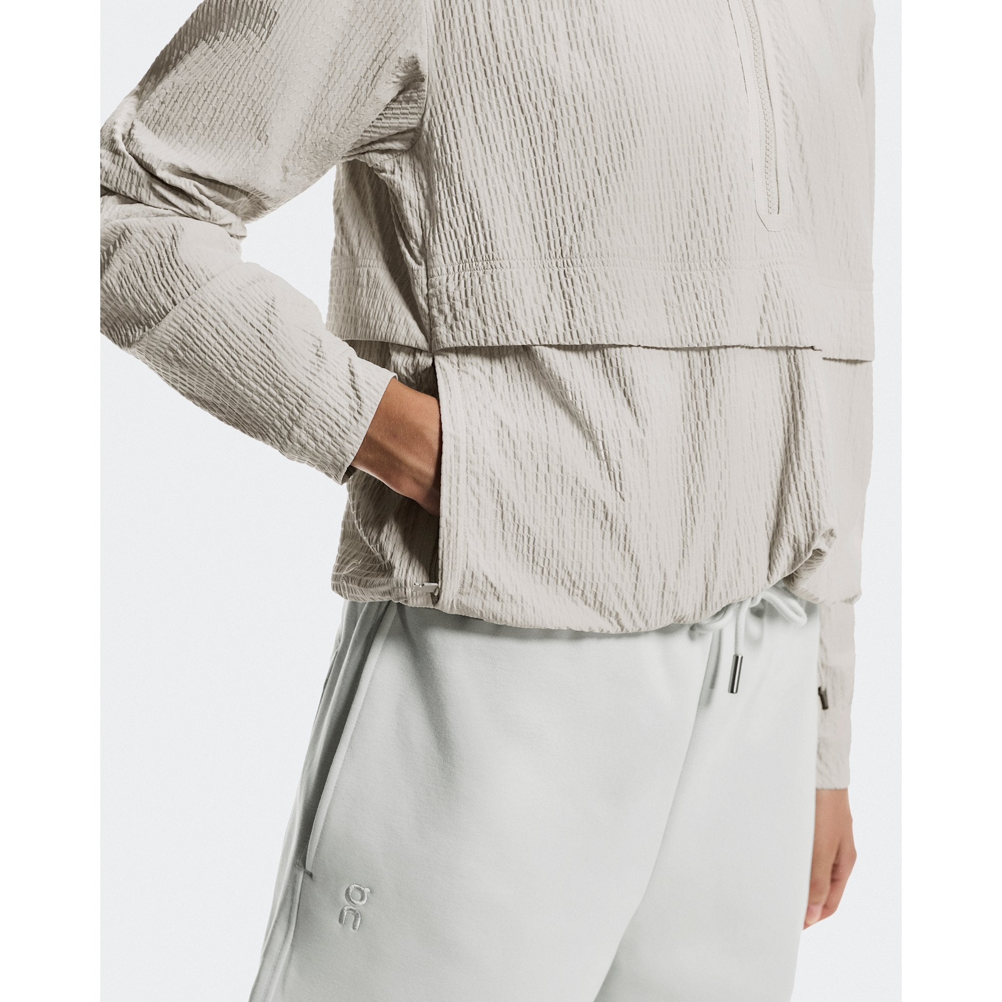 On Courtside 1/2 Zip Eaze Sand