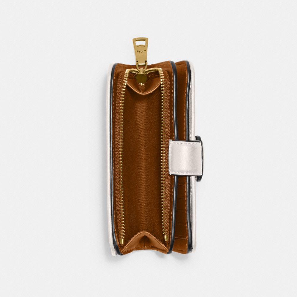 Coach Tabby Medium Wallet Brass Chalk