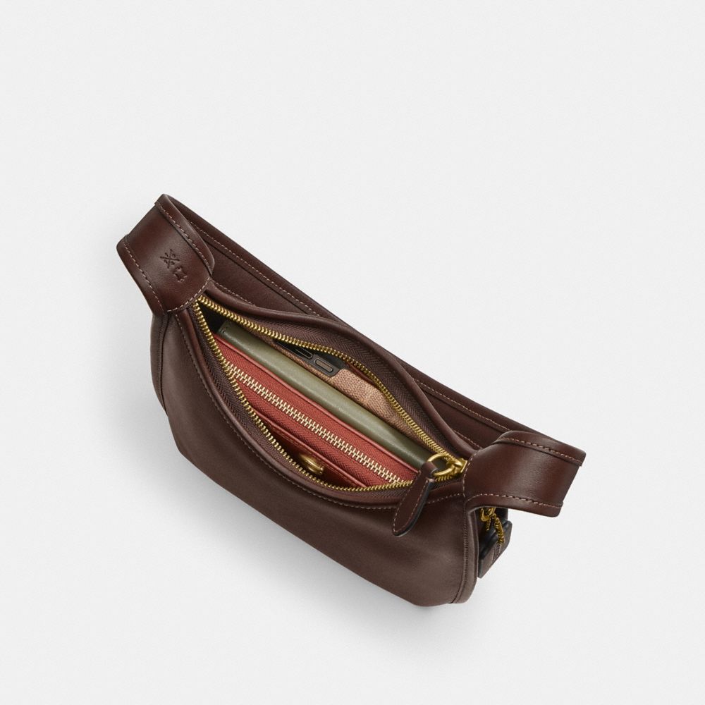 Coach Curve Zip Bag Brass Maple
