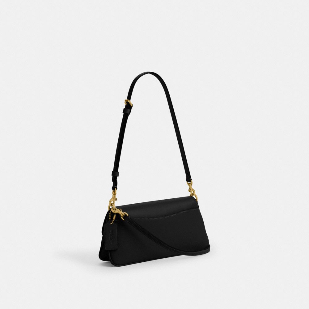 Coach Jet Shoulder Bag Brass Black