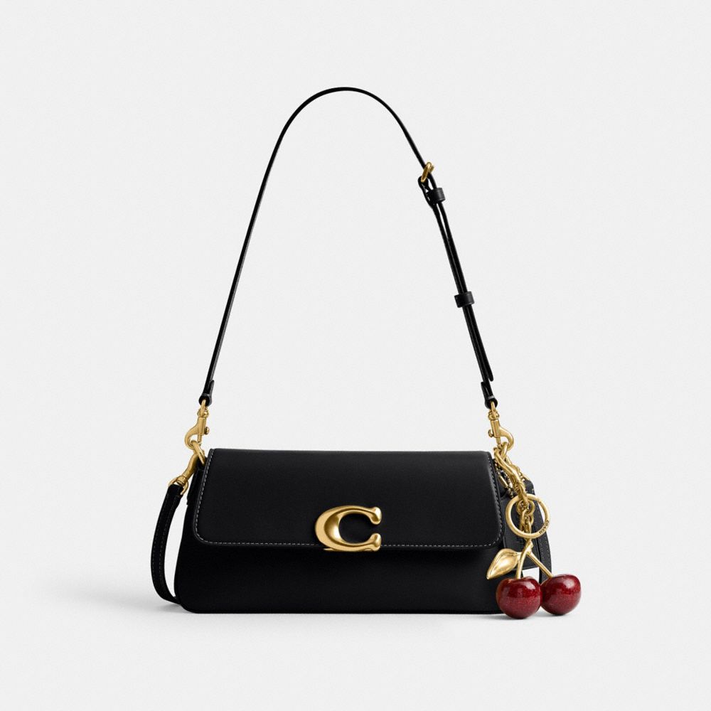 Coach Jet Shoulder Bag Brass Black