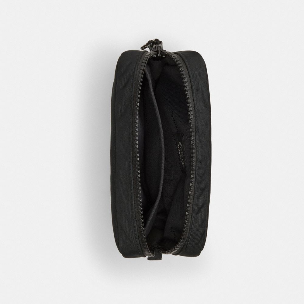 Coach Coachtopia Loop Pouch In Recycled Polyester Black