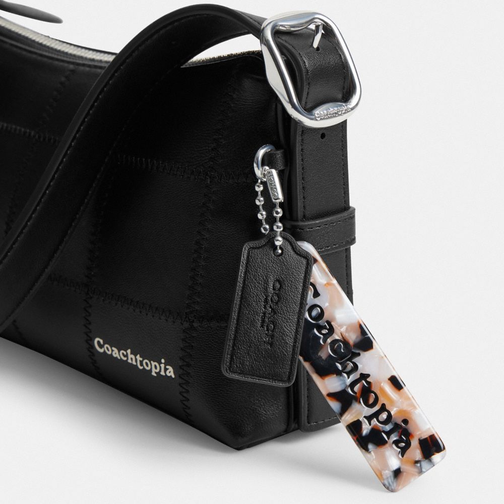 Coach Alter/Ego Small Slouchy Shoulder Bag In Upcrafted Leather Black