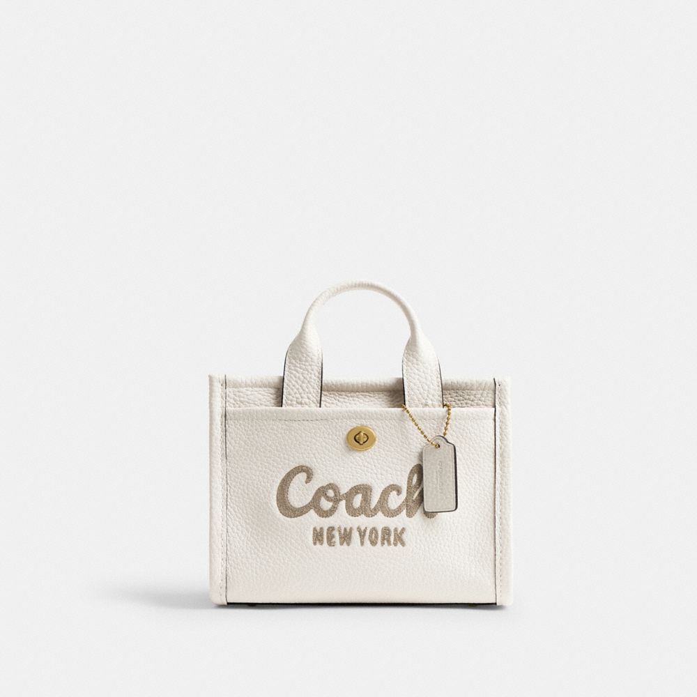 Coach Cargo Tote Bag 20 Brass Chalk