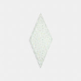 Coach Tossed Floral Print Silk Diamond Scarf Pistachio