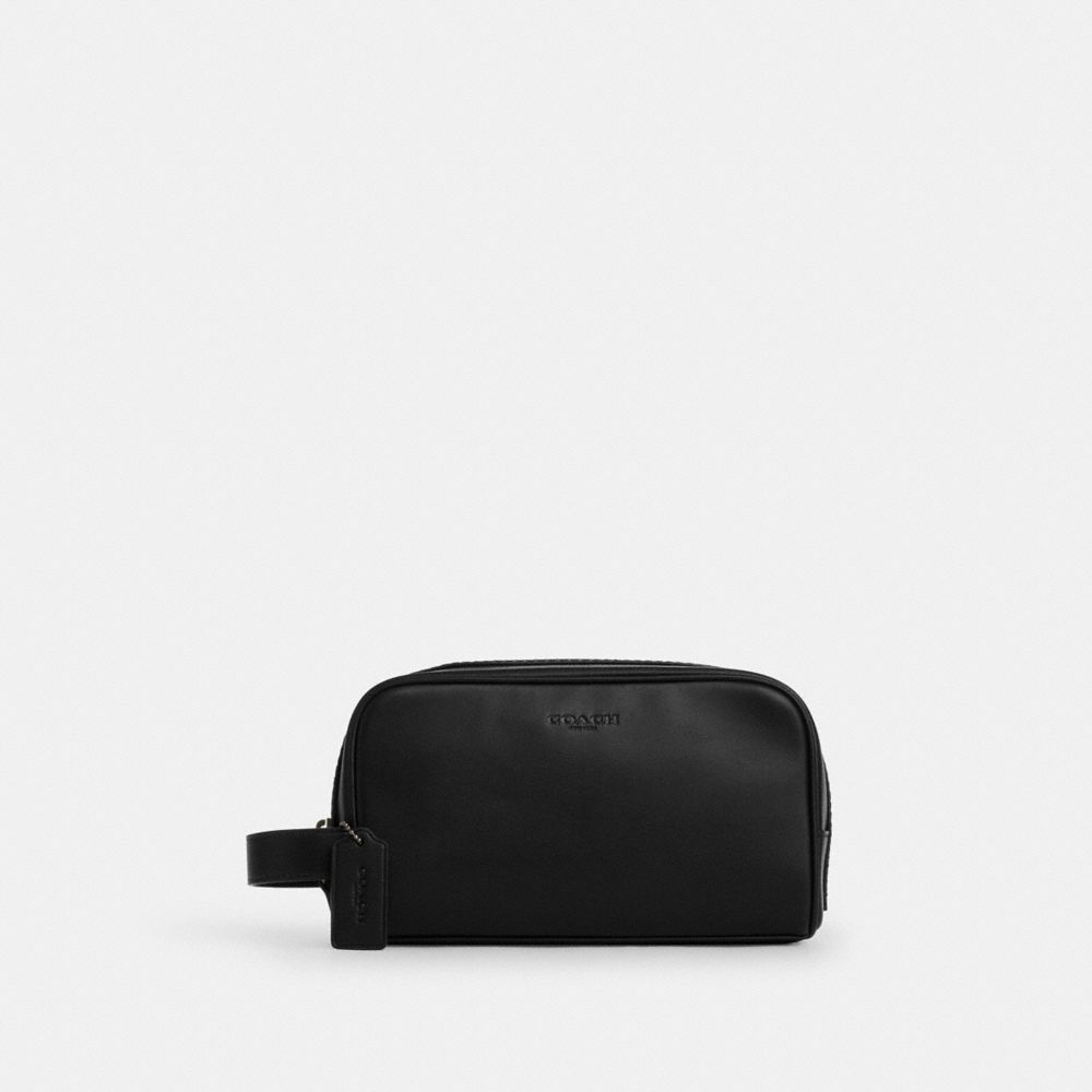 Coach Small Travel Kit Gunmetal Black