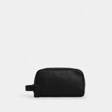 Coach Small Travel Kit Gunmetal Black