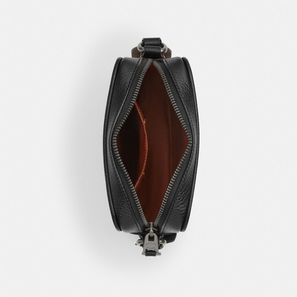 Coach Sullivan Crossbody Bag In Signature Canvas Gunmetal Tan Black