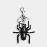Coach Spider Bag Charm Silver Black