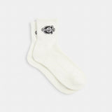 Coach Soho Quarter Crew Socks Chalk