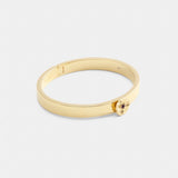 Coach Tea Rose Hinged Bangle Gold