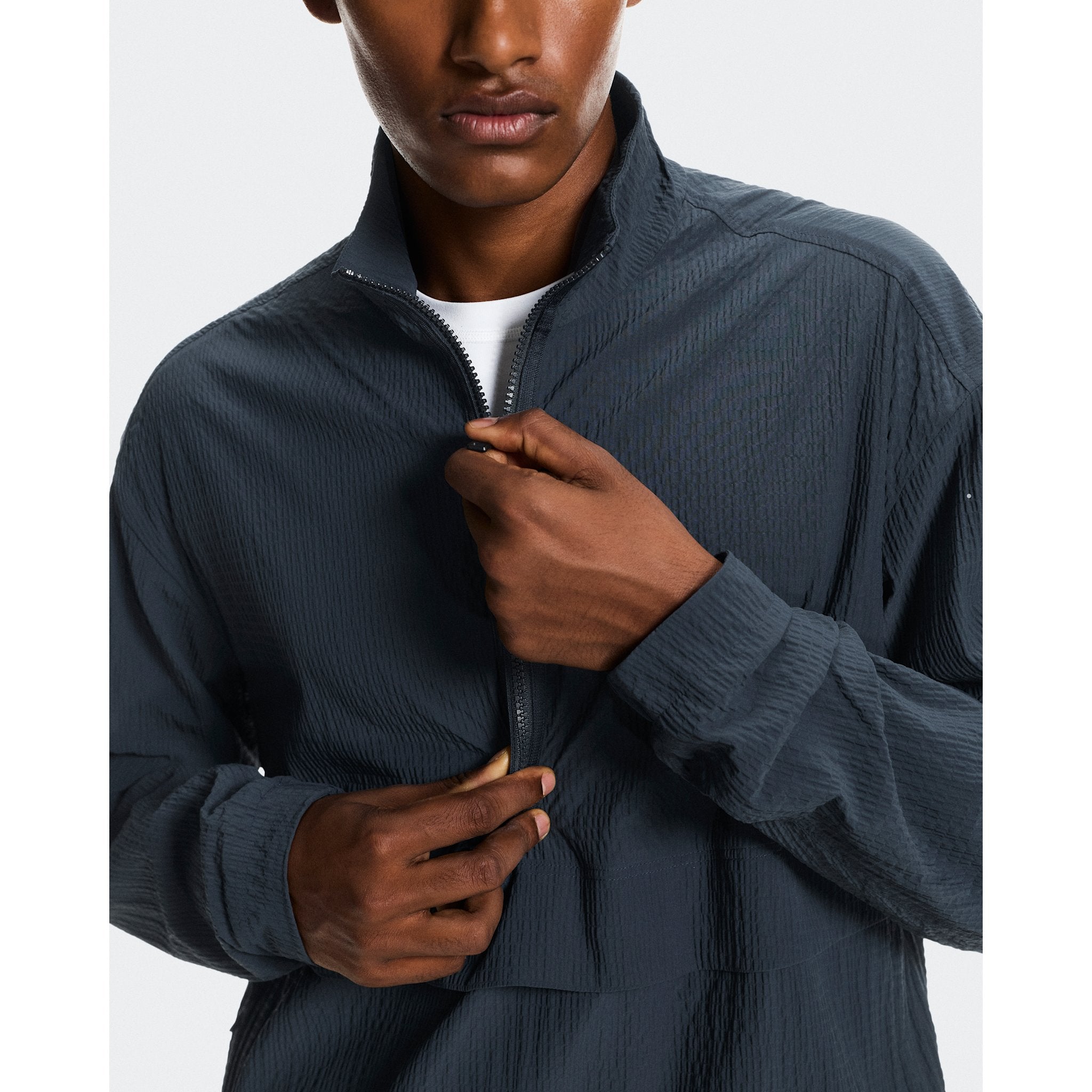 On Courtside 1/2 Zip Eaze Midnight