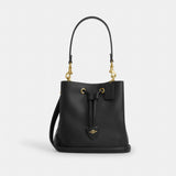 Coach Rowan Bucket Bag Gold Black