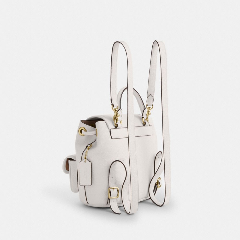 Coach Hadley Backpack Gold Chalk