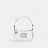 Coach Stadium Swinger Bag Silver Chalk