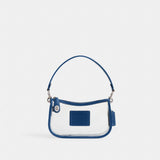 Coach Stadium Swinger Bag Silver True Blue