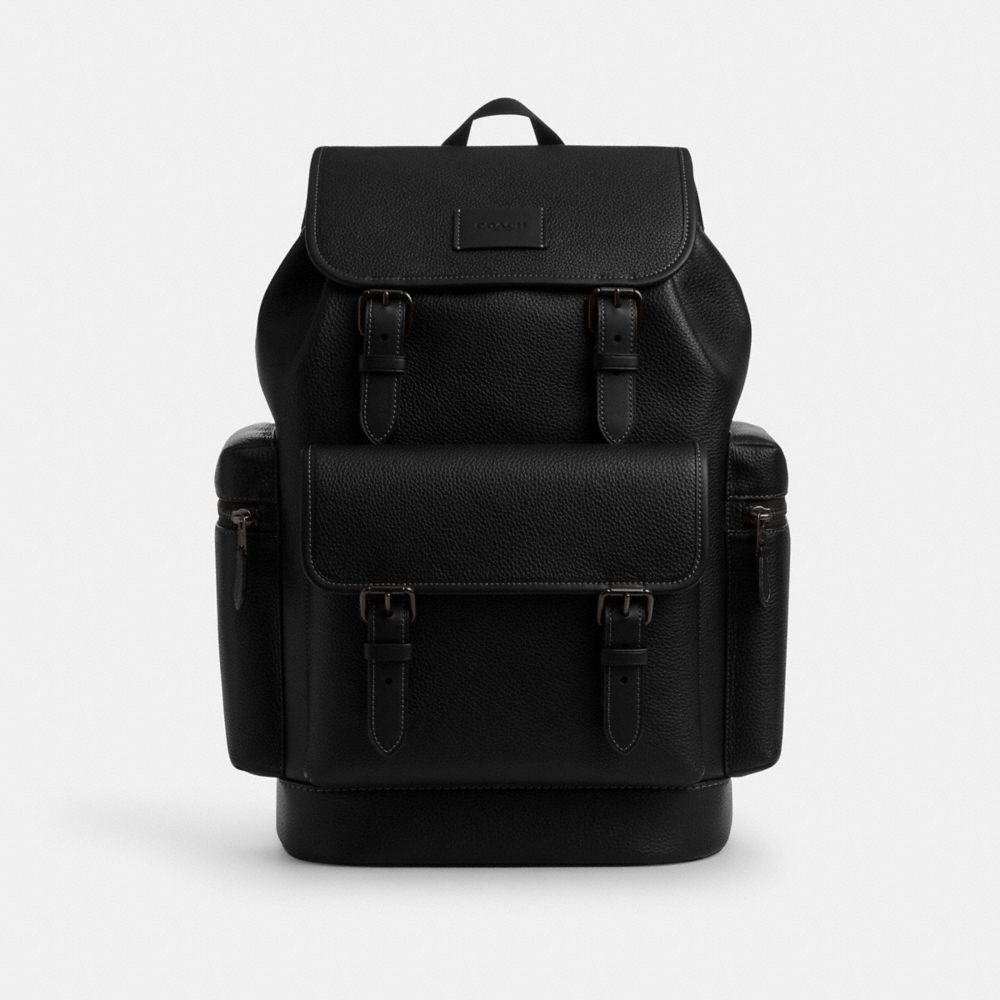 Coach Sprint Backpack Black Copper Finish Black Black