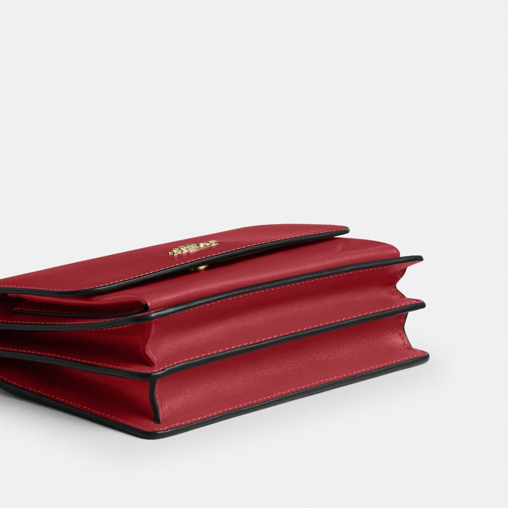 Coach Mini Klare Crossbody Bag Gold True Red