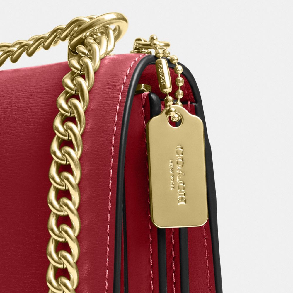 Coach Mini Klare Crossbody Bag Gold True Red