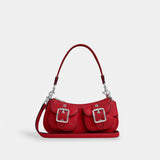 Coach Ashton Bag Silver Dark Cardinal