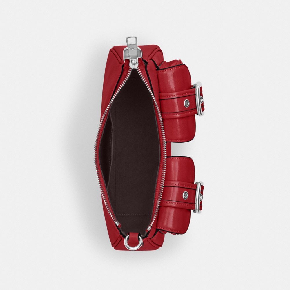 Coach Ashton Bag Silver Dark Cardinal