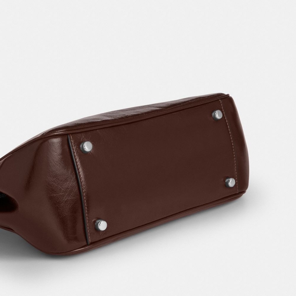 Coach Asher Shoulder Bag Silver Maple