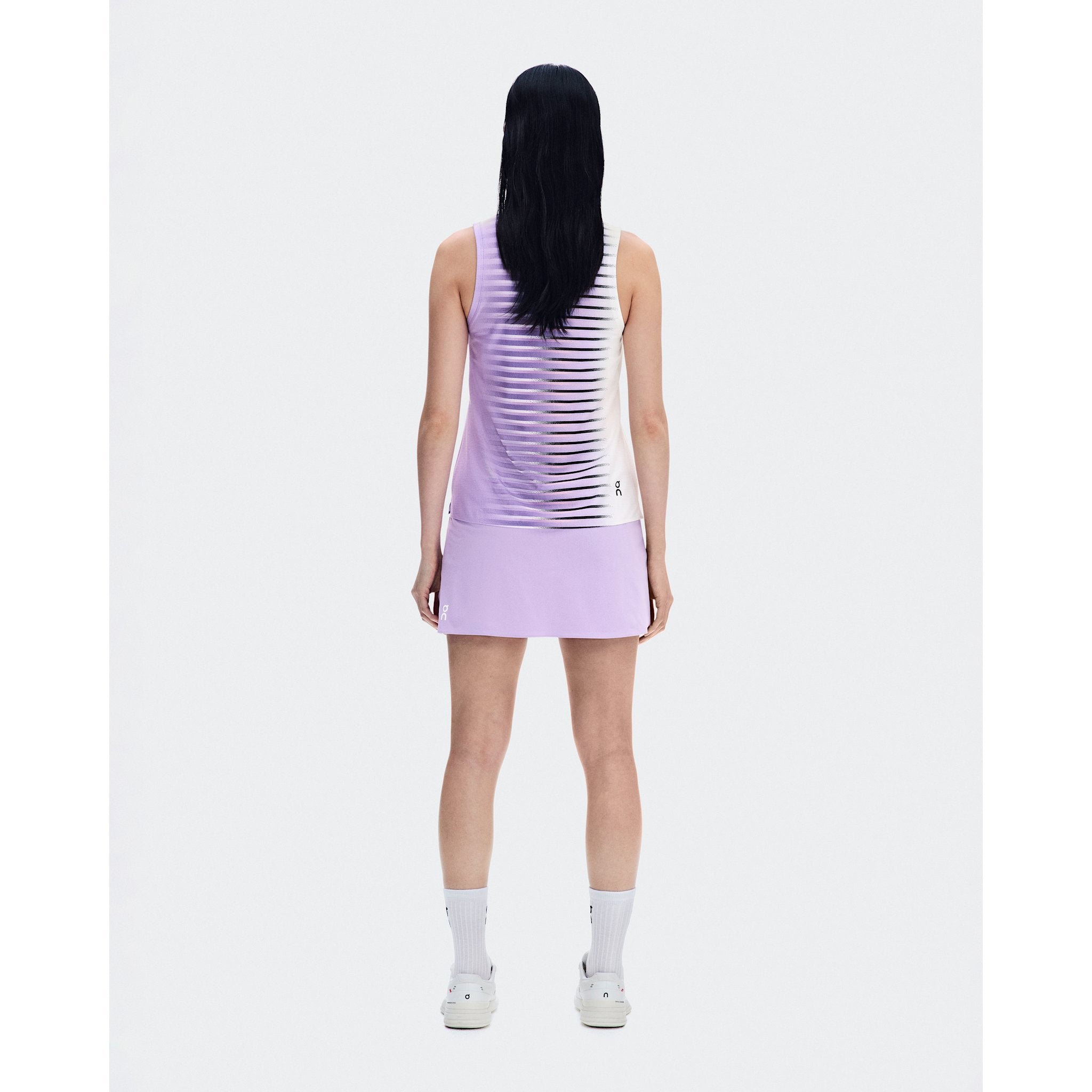 On Court Tank Edge Bloom | White