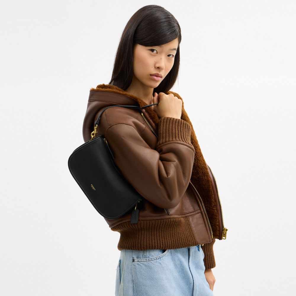 Coach Waverly Bag Brass Black