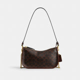 Coach Waverly Bag In Signature Canvas Brass Maple