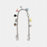Coach Chain Strap With Charms Silver Multi