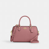 Coach Rowan Satchel Bag In Signature Leather Gold