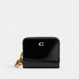 Coach Essential Billfold Wallet With Charms Brass Black