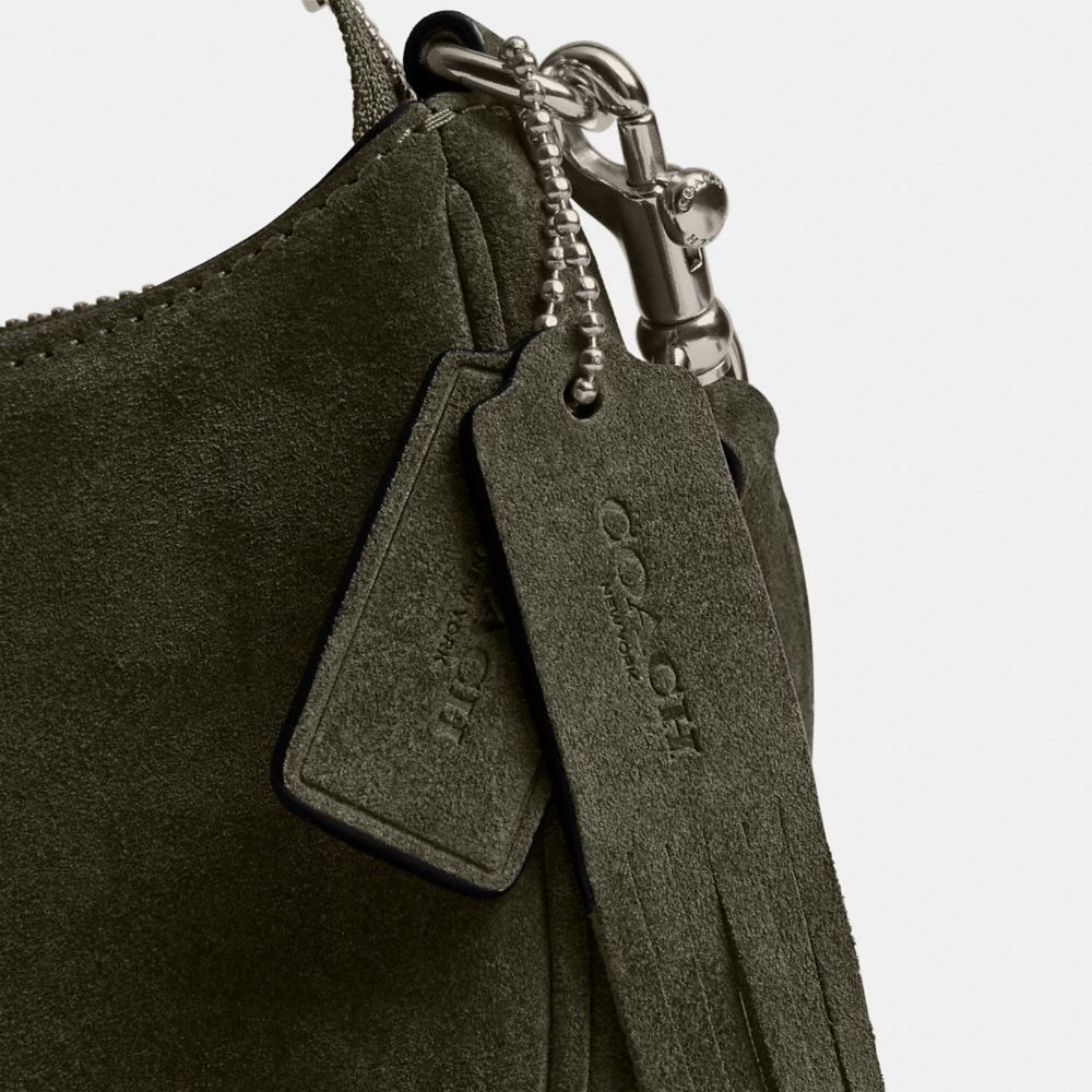 Coach Teri Mini Crossbody Bag Gunmetal Army Green