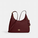 Coach Ella Shoulder Bag Gold Maroon