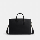 Coach Ethan Large Brief Gunmetal Black