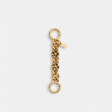 Coach Tea Rose Strap Extender Gold Gold