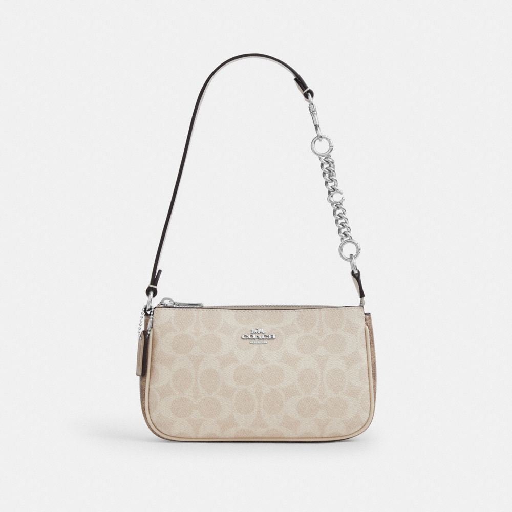 Coach Signature Strap Extender Silver Silver