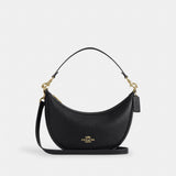 Coach Aria Shoulder Bag Gold Black