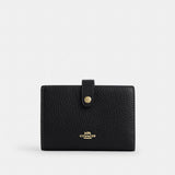 Coach 2 In 1 Wallet Gold Black