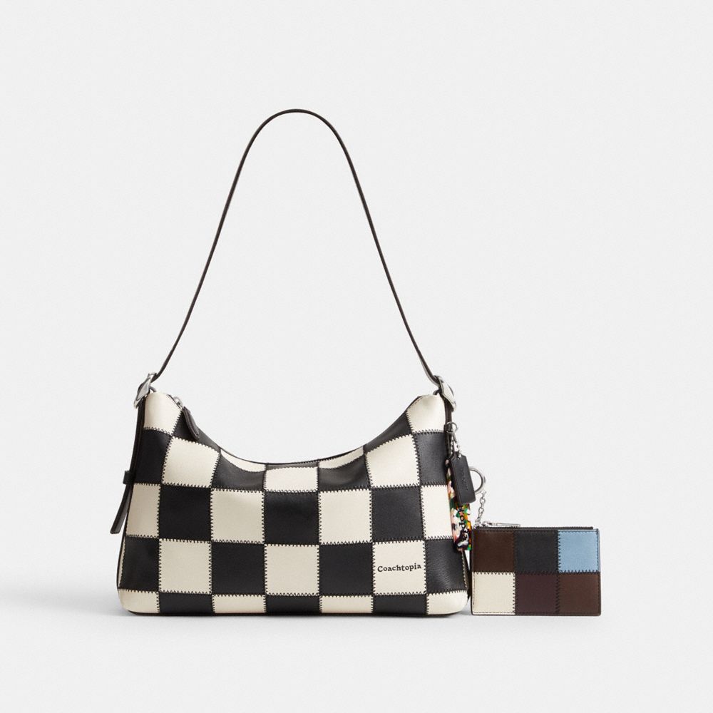 Coach Zip Card Case With Key Ring In Upcrafted Leather Multi 2