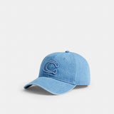 Coach Signature Patch Baseball Hat Indigo