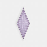 Coach Signature Silk Diamond Scarf Violet Mist