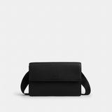 Coach Turner Flap Crossbody Bag Gunmetal Black