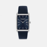 Coach Elliot Watch, 32 Mm X 26 Mm Navy Blue