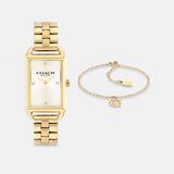 Coach Liz Watch Gift Set, 30 Mm X 22 Mm Gold